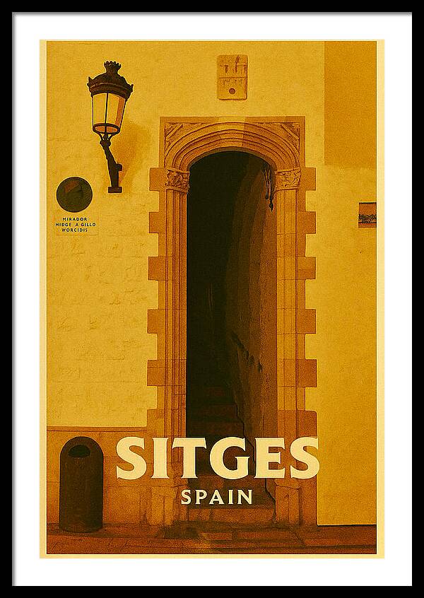 Bring a Piece of Sitges History into Your Home with the Palau de Maricel Poster