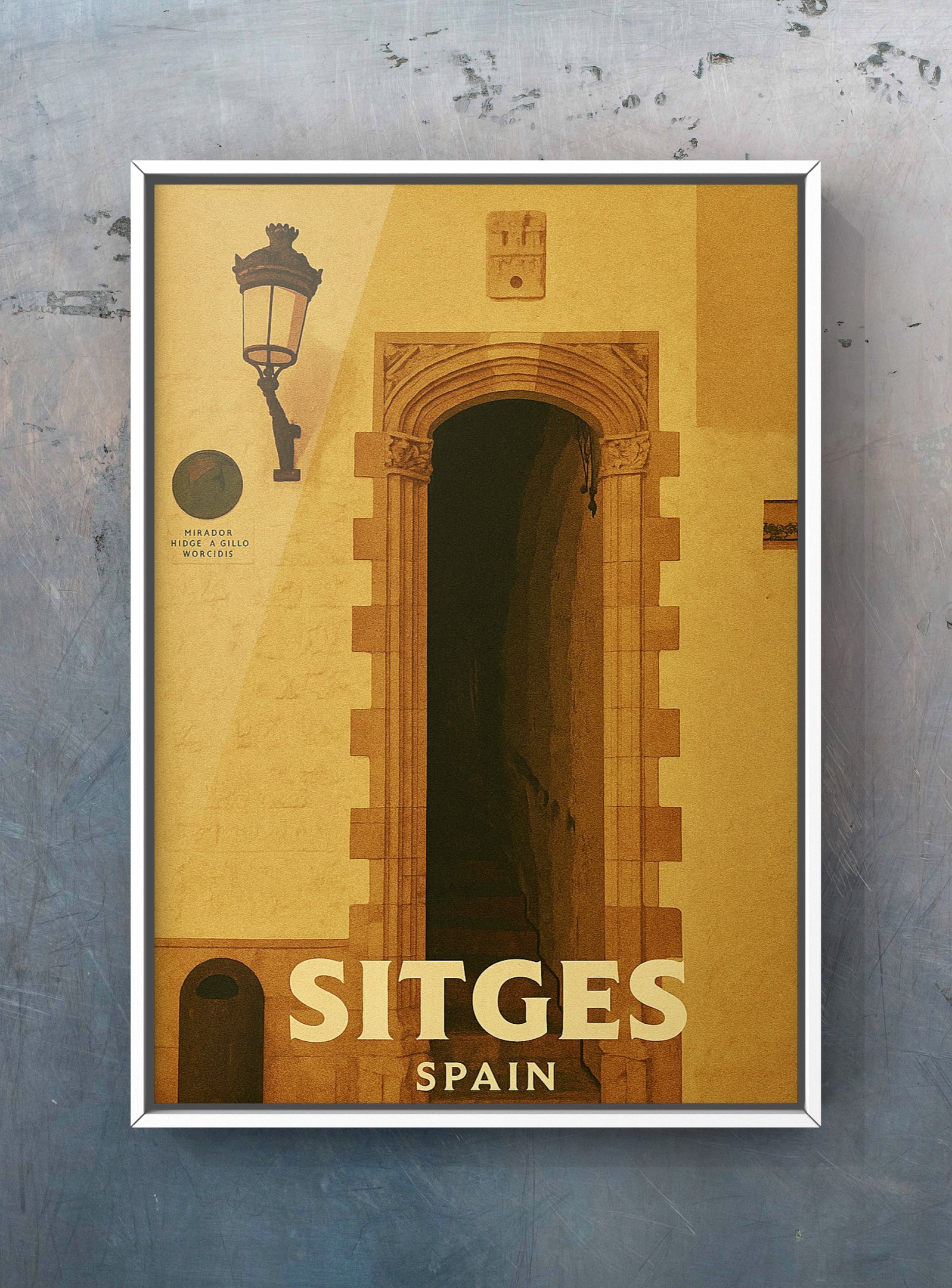 Bring a Piece of Sitges History into Your Home with the Palau de Maricel Poster