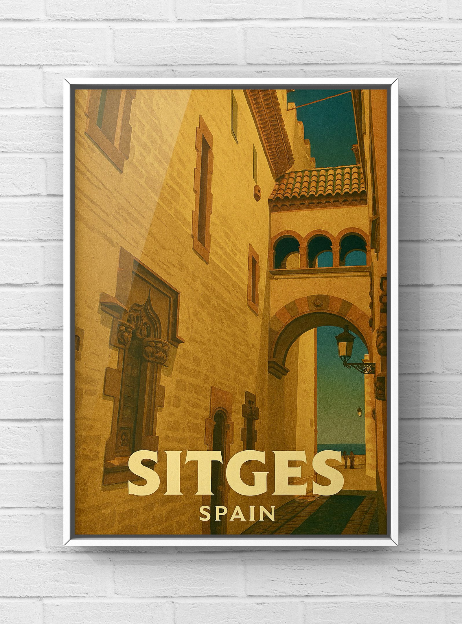 Vintage Sitges Poster