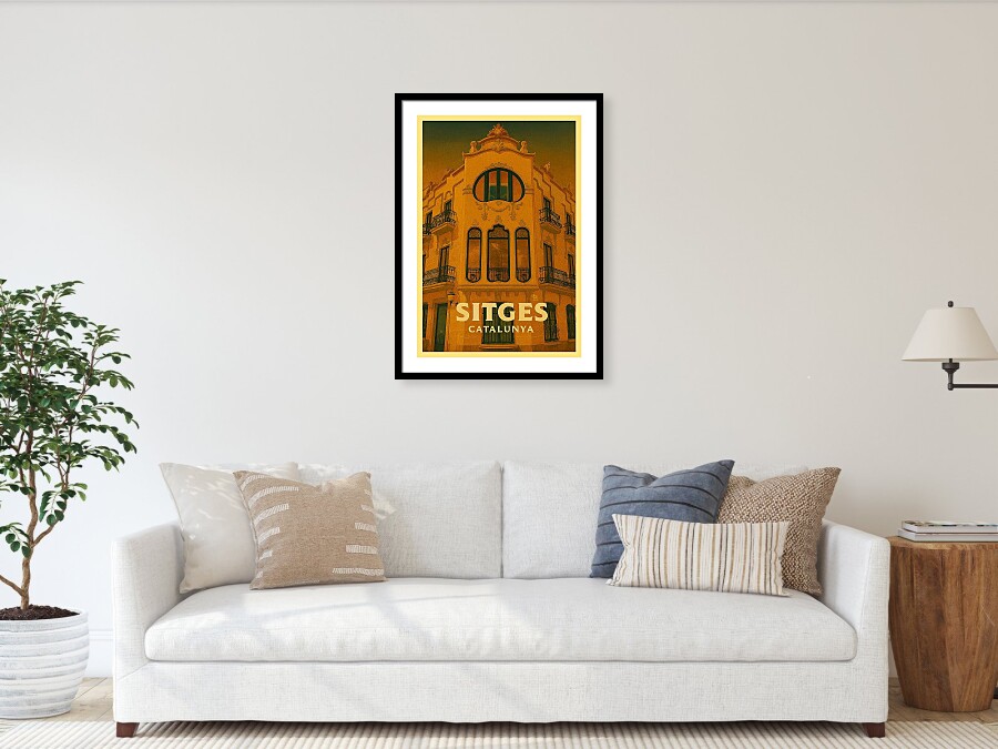 Own a Masterpiece: The Iconic Casa de Manuel Planas in Vintage Poster Art